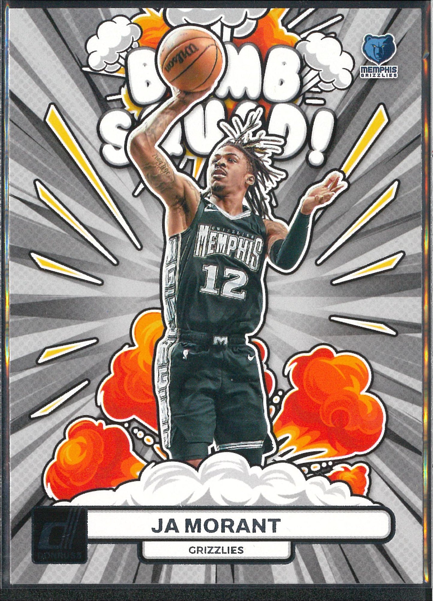 2023/24 Panini Donruss #2 Ja Morant Bomb Squad