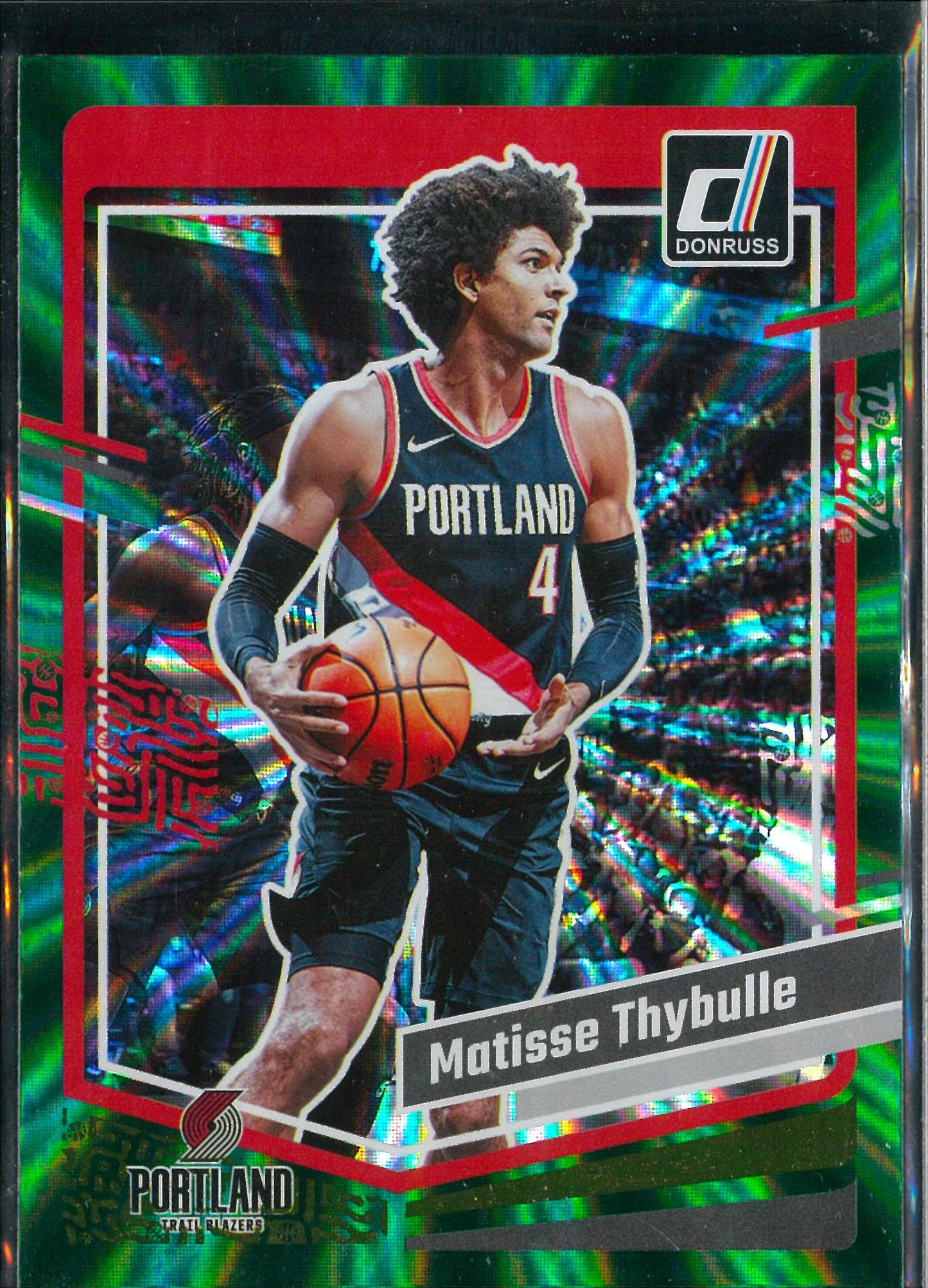 2023/24 Panini Donruss #52 Matisse Thybulle Green Laser