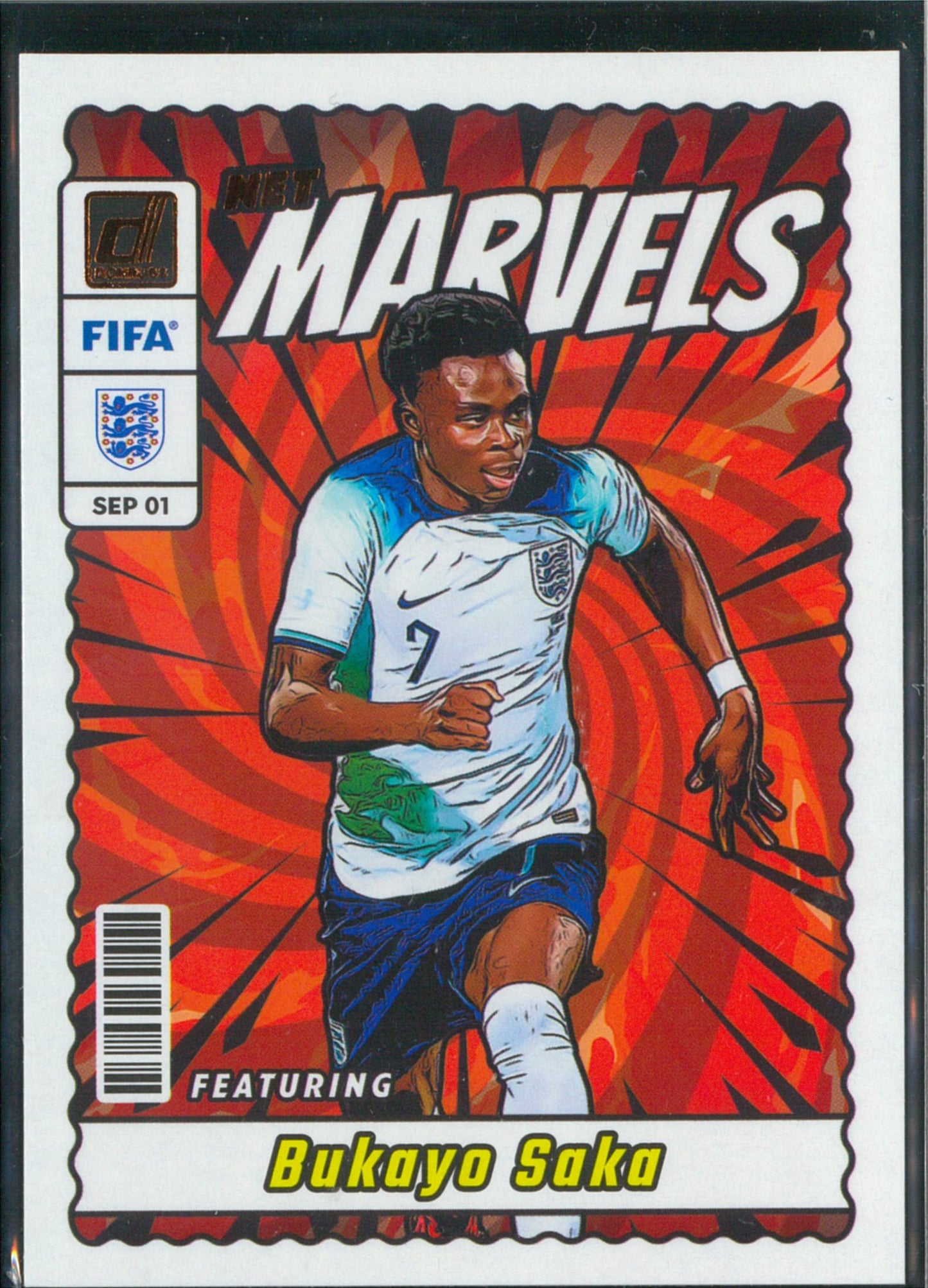 2023/24 Panini Donruss #4 Bukayo Saka Net Marvels