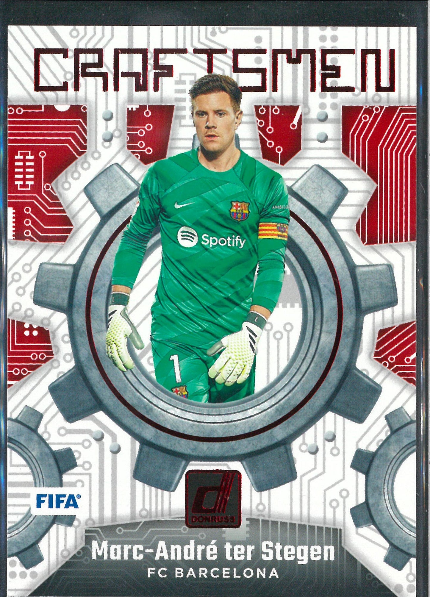 2023/24 Panini Donruss #5 Marc-Andre ter Stegen Craftsmen Red