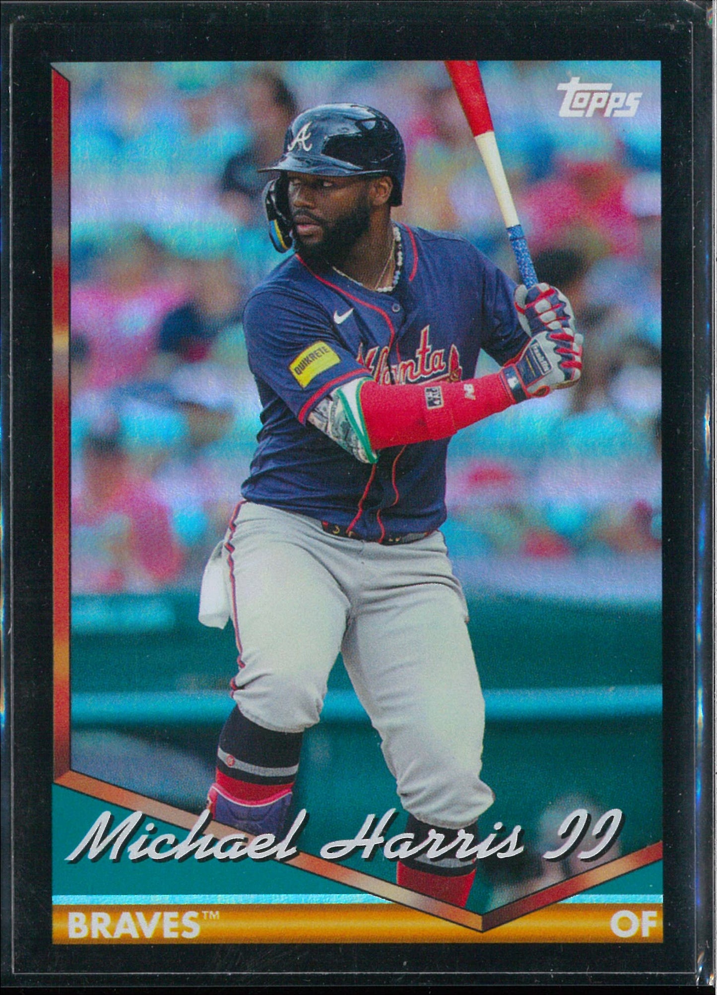 2024 Topps Archives #249 Michael Harris II Black Foilboard