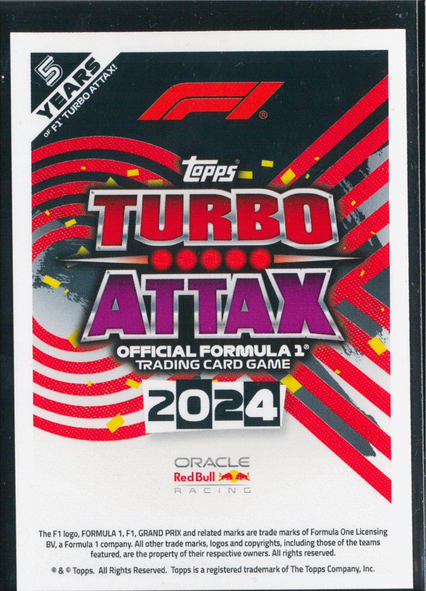 2024 Topps Turbo Attax #124 Max Verstappen Race Winner