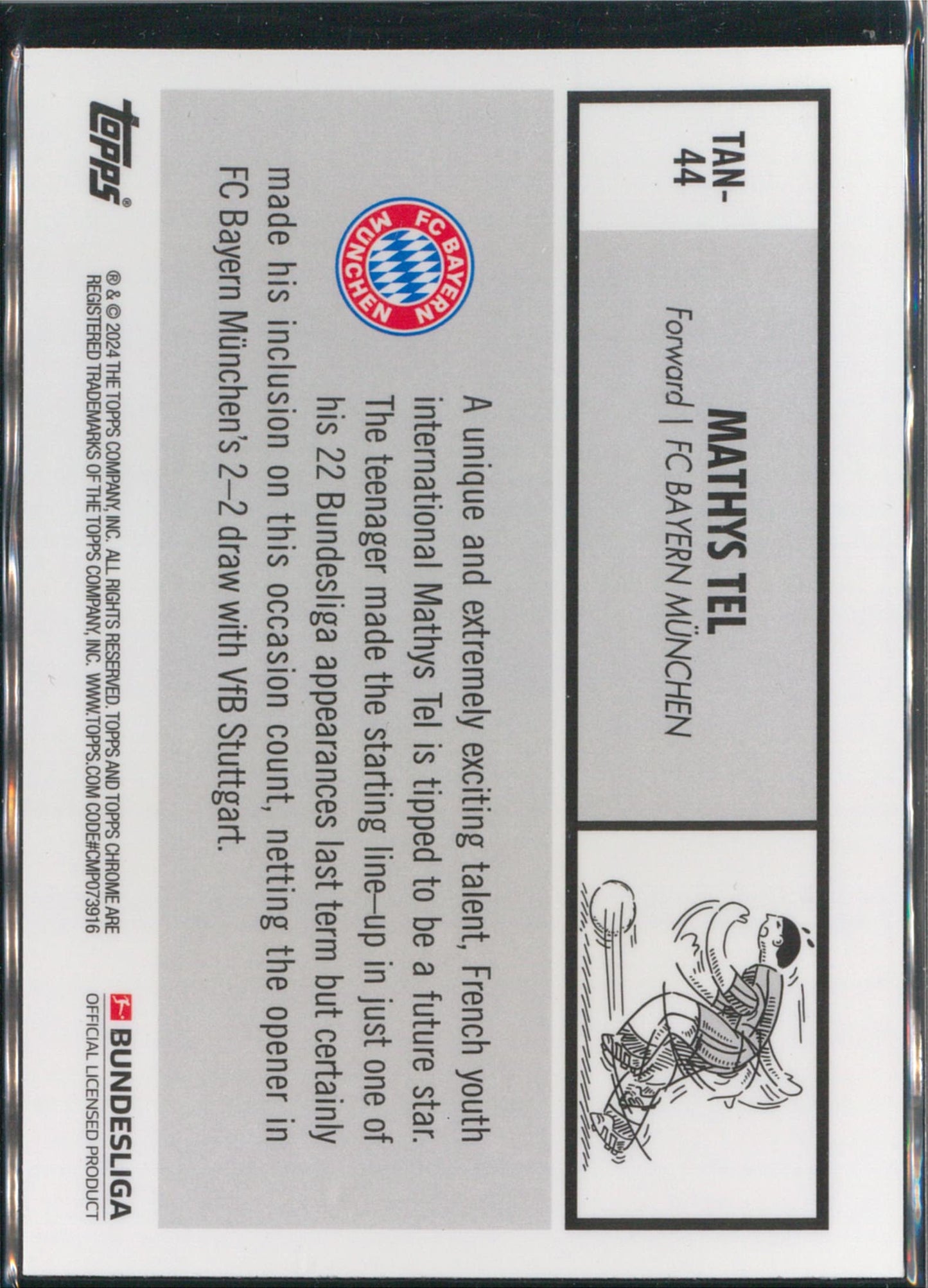 2023 Topps Chrome #TEL-44 Mathys Tel 1963