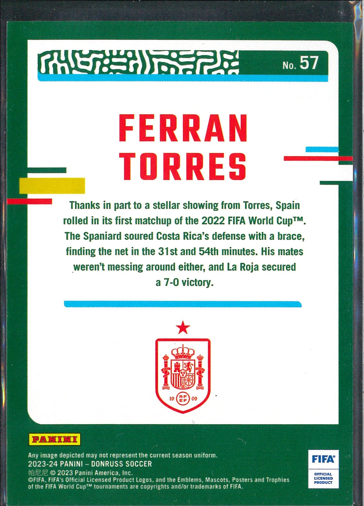 2023/24 Panini Donruss #57 Ferran Torres Diamond