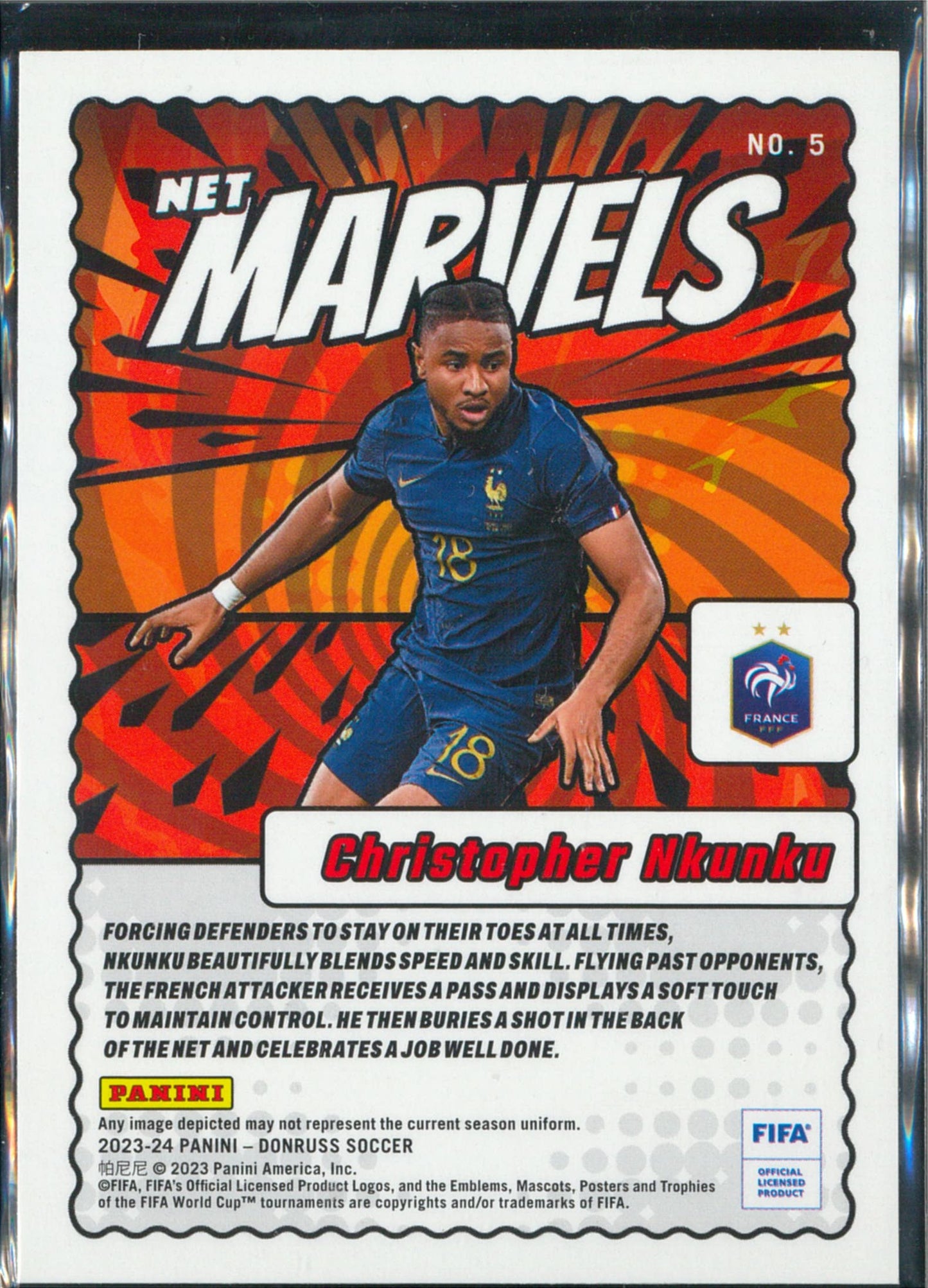 2023/24 Panini Donruss #5 Christopher Nkunku Net Marvels