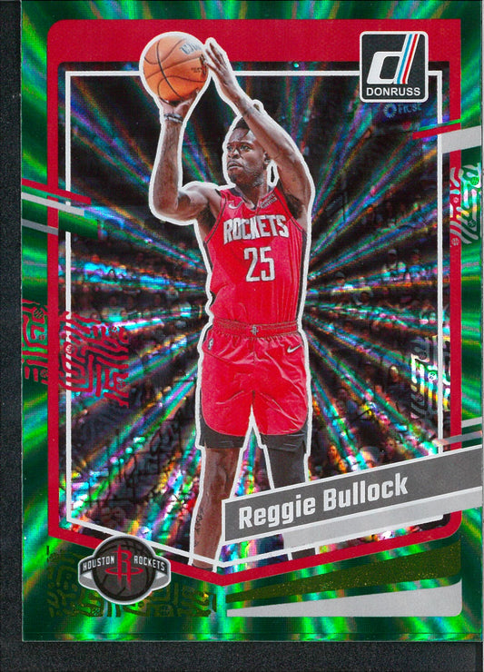 2023/24 Panini Donruss #176 Reggie Bullock Green Laser