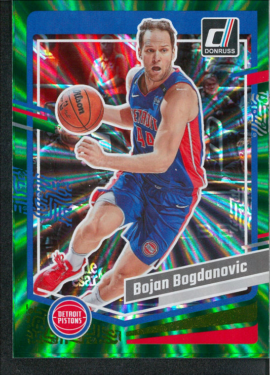 2023/24 Panini Donruss #133 Bojan Bogdanovic Green Laser