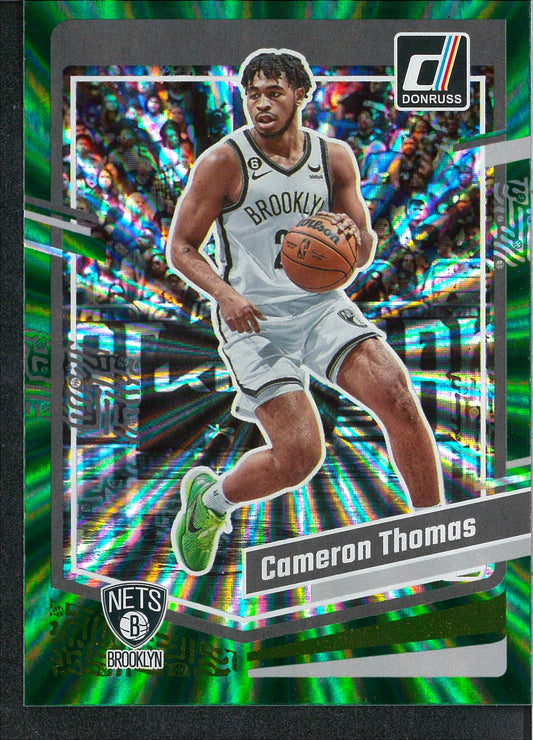2023/24 Panini Donruss #69 Cameron Thomas Green Laser