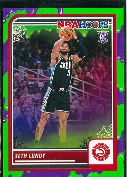 2023/24 Panini Haunted Hoops #206 Seth Lundy Slime