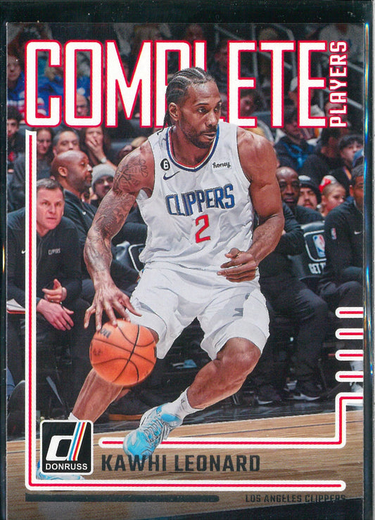 2023/24 Panini Donruss #6 Kawhi Leonard Complete Players