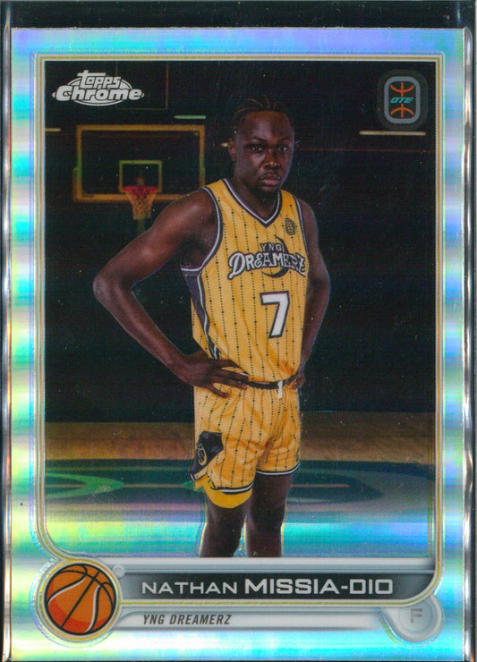 2023 Topps Chrome Overtime #96 Nathan Missia-Dio Refractor