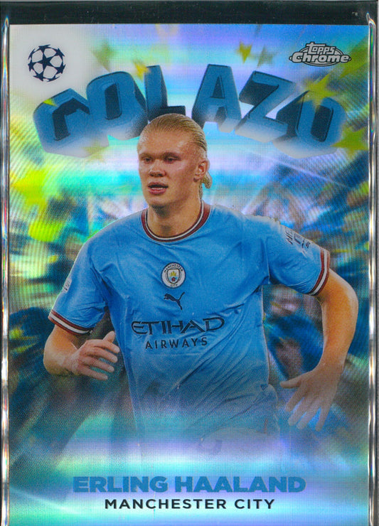 2023 Topps Chrome #G-10 Erling Haaland Golazo