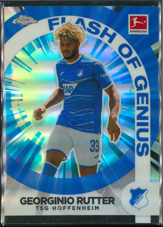 2023 Topps Chrome #FG-GR Georginio Rutter Flash Of Genius
