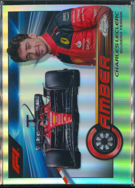 2023 Topps Chrome #CAM-CL Charles Leclerc Camber