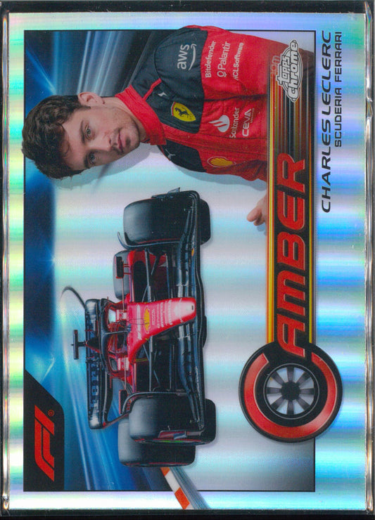 2023 Topps Chrome #CAM-CLII Charles Leclerc Camber