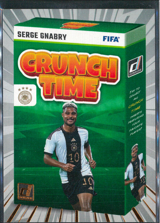 2023/24 Panini Donruss #13 Serge Gnabry Crunch Time