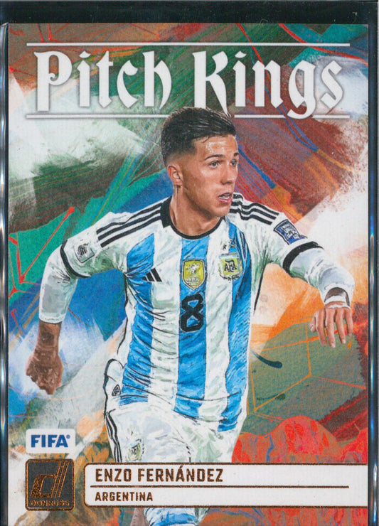 2023/24 Panini Donruss #14 Enzo Fernandez Pitch Kings