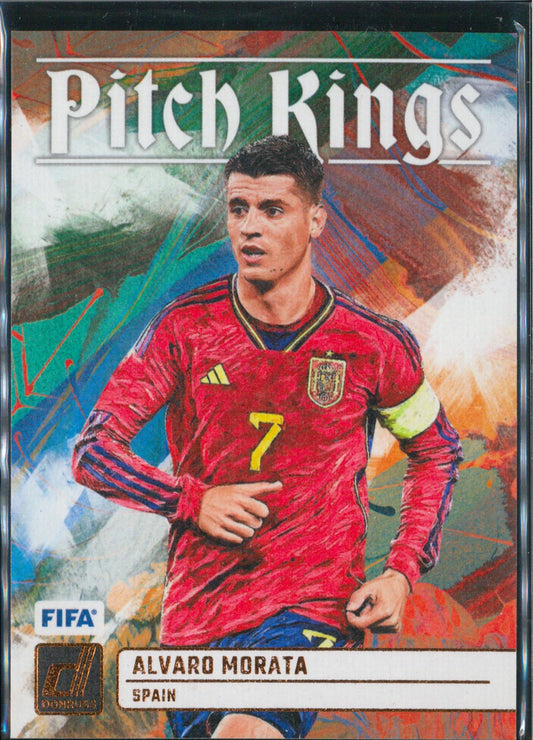 2023/24 Panini Donruss #13 Alvaro Morata Pitch Kings