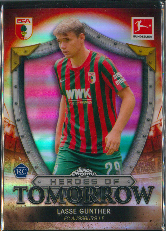 2023 Topps Chrome #HT-LG Lasse Gunther Heroes Of Tomorrow