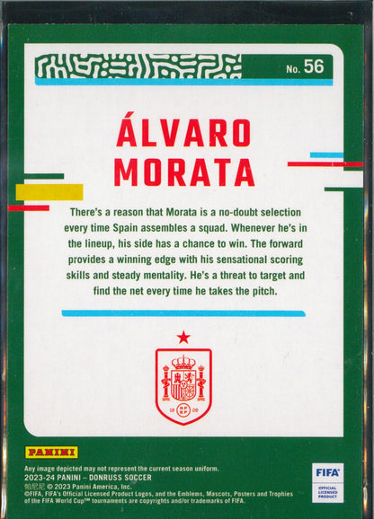 2023/24 Panini Donruss #56 Alvaro Morata Silver